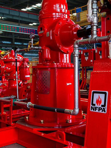 Dikey Türbinli Yangın Pompası Grubu